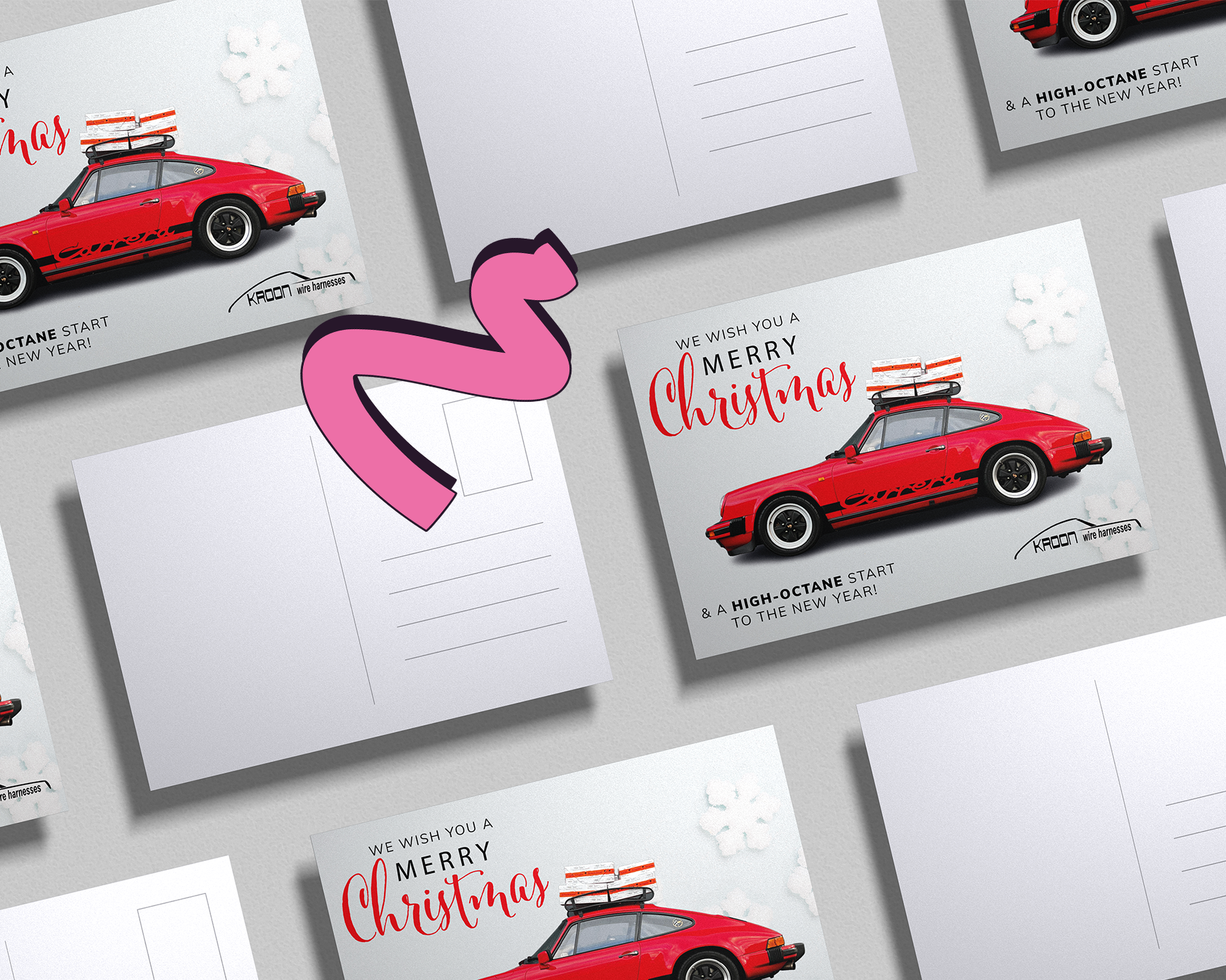 Ontwerp kerstkaart Kroon Wire Harnesses