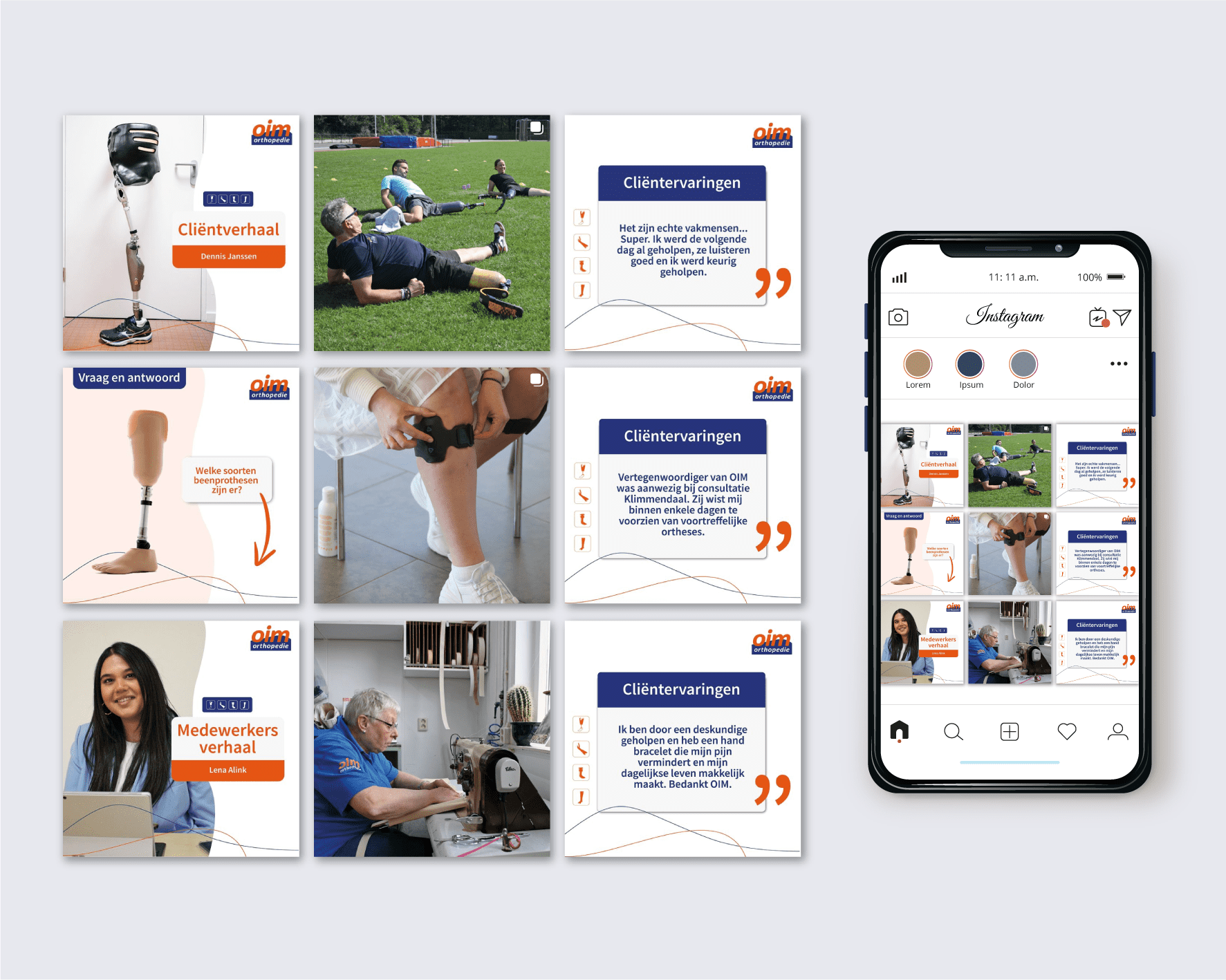 Social media content