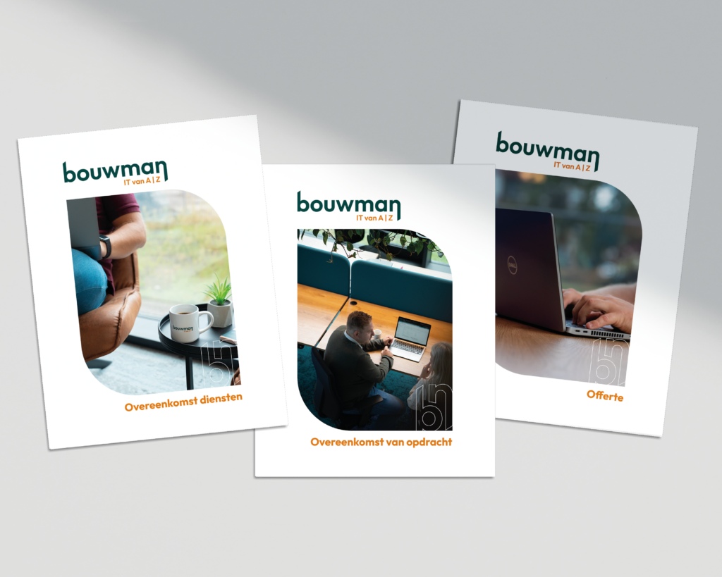 Bedrijfsdocumenten ontwerp Bouwman Tech